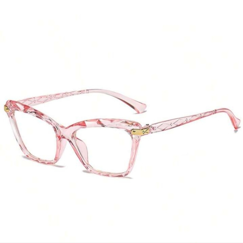 NEW Pink Crystal Fashion Glasses